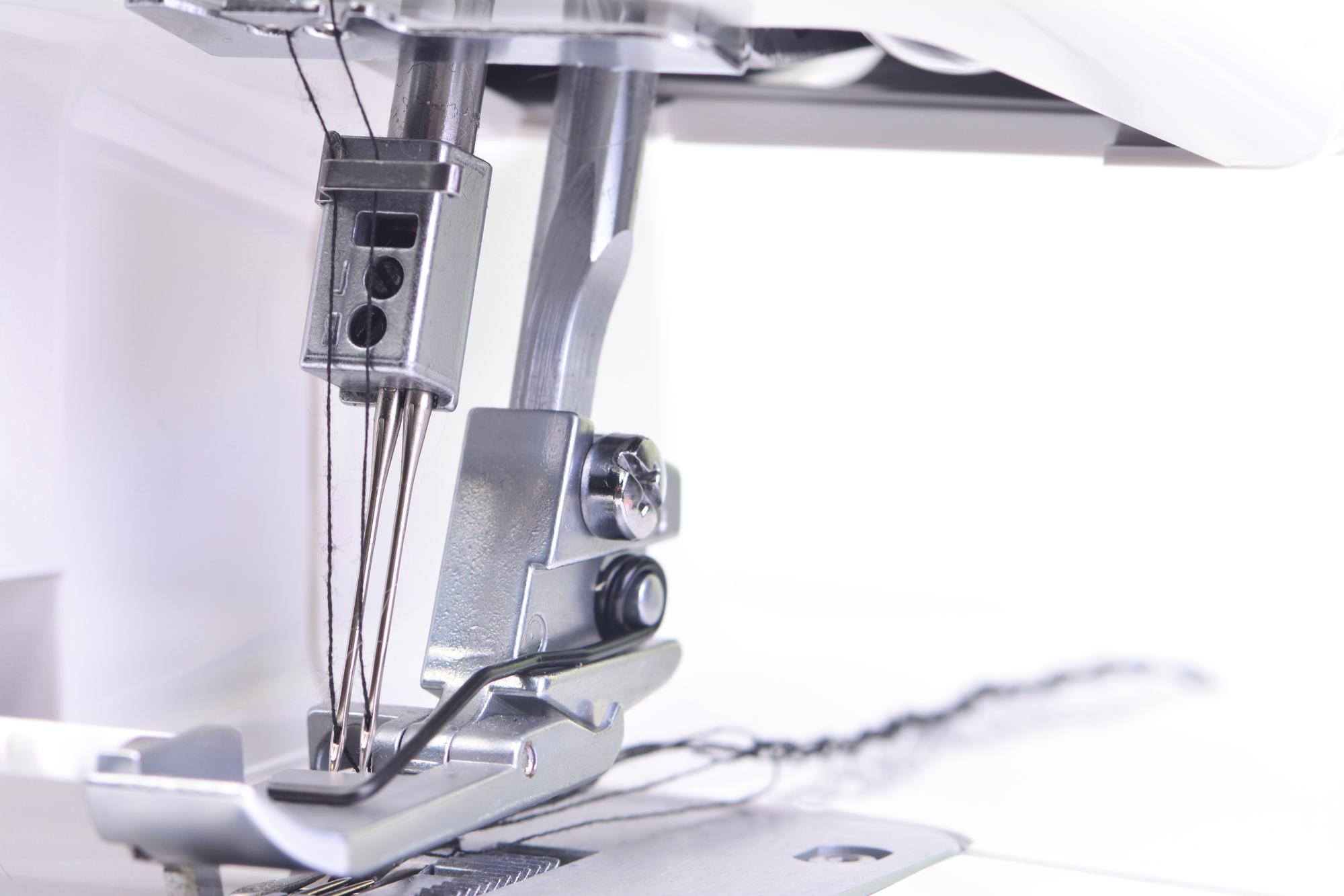 industrial embroidery machine in studio